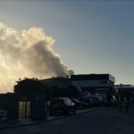 Duży pożar hali magazynowej w Małopolsce