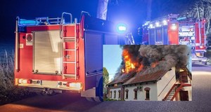 Duży pożar restauracji. Ewakuacja gości weselnych 