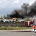 Duży pożar w Katowicach