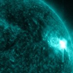 Duży rozbłysk na Słońcu - niebezpieczeństwo burzy magnetycznej