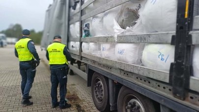 Duży transport nielegalnego towaru i duży mandat. Akcja KAS w Lubuskiem