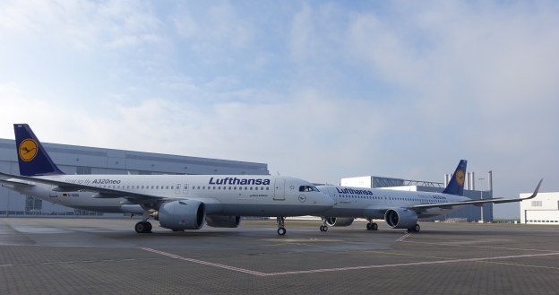Dwa Airbusy A320neo dla linii Lufthansa /INTERIA.PL
