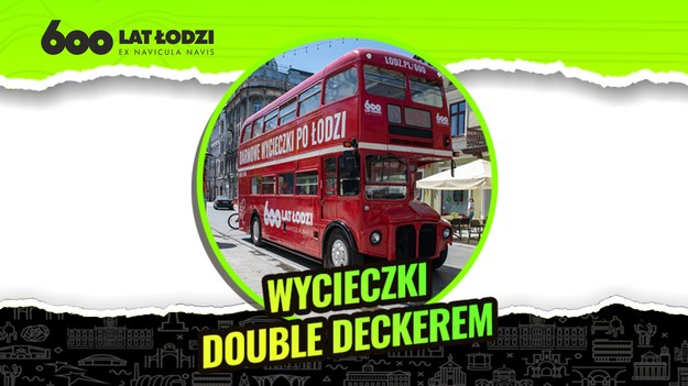 Dwa autobusy piętrowe będą woziły zwiedzających po Łodzi /lodz.pl /Materiały prasowe