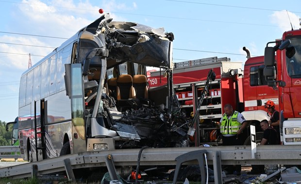 Dwa autobusy zderzyły się na czeskiej autostradzie. Jest wielu rannych