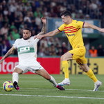 Dwa gole Lewandowskiego w meczu Barcelony z Elche
