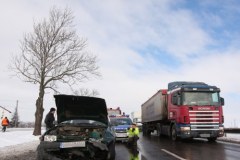 Dwa karambole na krajowej "siódemce" 
