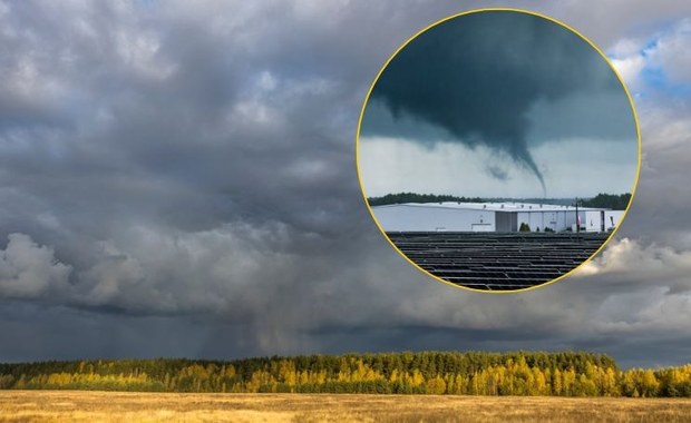 Dwa leje i trąba. Zdumiewające zjawisko pogodowe nad Wielkopolską