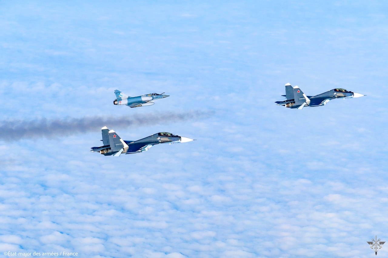 Dwa Mirage przechwyciły rosyjski samolot na północ od Polski [WIDEO]