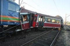 Dwa pociągi zderzyły się w Ostrowie Wielkopolskim