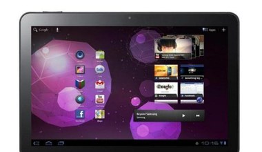 Dwa tablety Samsunga z aktualizacją do Androida 4.0