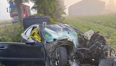 Dwaj młodzi mężczyźni zginęli na miejscu. Tragedia w Pomorskiem
