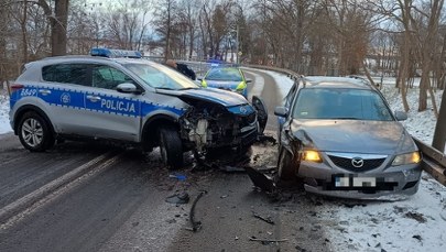 Dwaj policjanci w szpitalu po pościgu za 34-latkiem