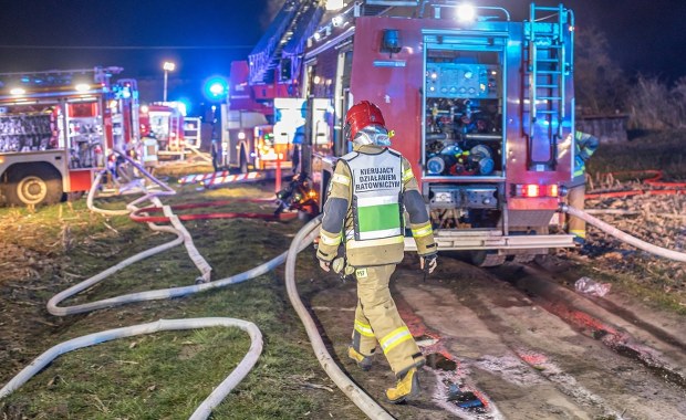 Dwie osoby nie żyją. Tragiczny pożar w Kujawsko-Pomorskiem
