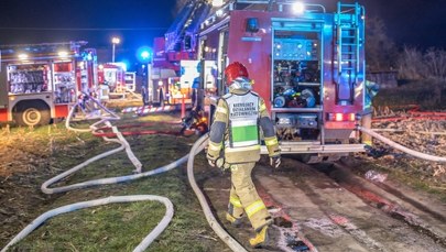 Dwie osoby nie żyją. Tragiczny pożar w Kujawsko-Pomorskiem