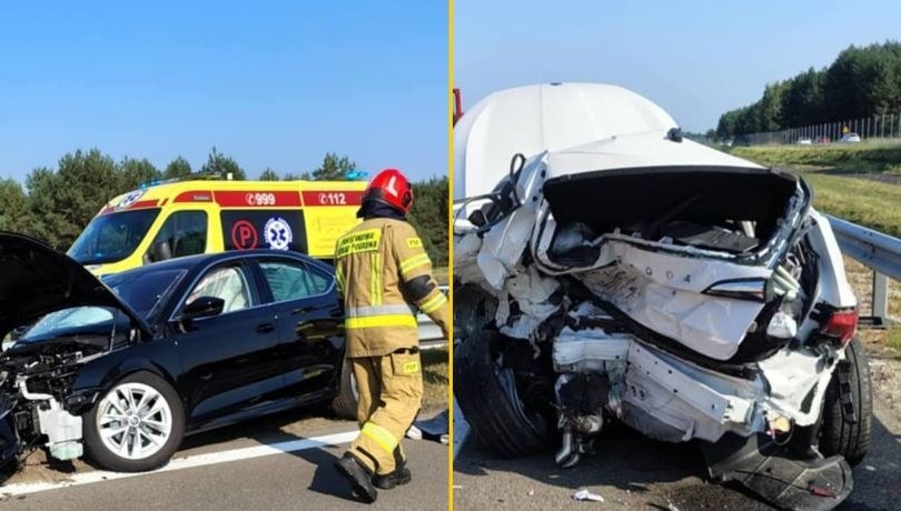 Dwie osoby zginęły w zderzeniu dwóch samochodów w miejscowości Jeżowe na Podkarpaciu /Państwowa Straż Pożarna w Nisku /Państwowa Straż Pożarna