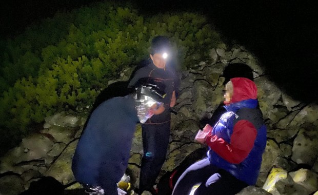 ​Dwoje 40-latków zabłądziło w Tatrach. Całonocna akcja