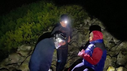 ​Dwoje 40-latków zabłądziło w Tatrach. Całonocna akcja