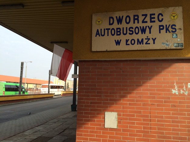 Dworzec autobusowy w Łomży /Piotr Bułakowski /RMF FM