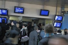 Dworzec Centralny zatłoczony i w remoncie