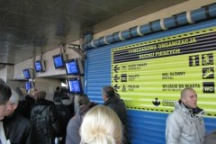 Dworzec Centralny zatłoczony i w remoncie