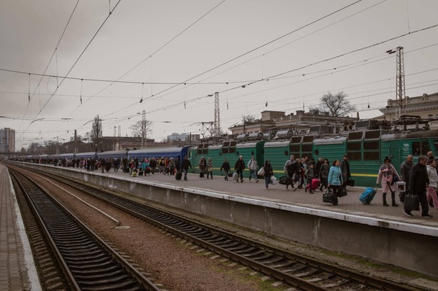 Dworzec kolejowy w Odessie /AA/ABACA/Abaca /PAP/Abaca