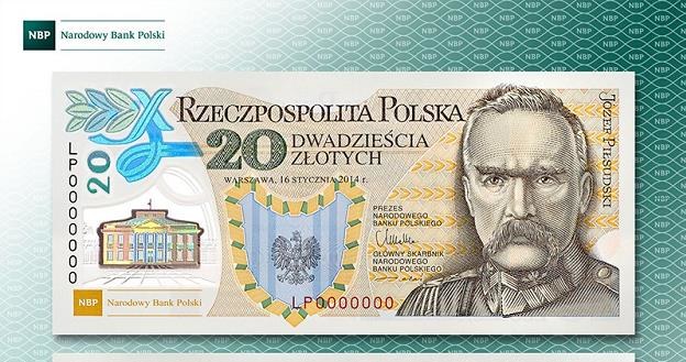 Dwudziestozłotowy banknot "100. rocznica utworzenia Legionów Polskich" /NBP