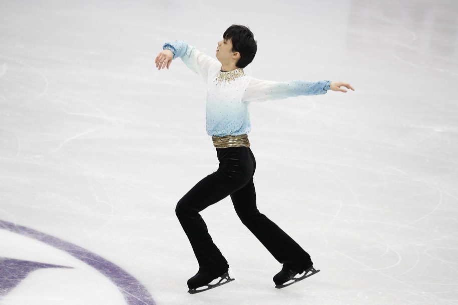 Dwukrotny mistrz olimpijski (2014 i 2018) w łyżwiarstwie figurowym Yuzuru Hanyu /EPA/JEON HEON-KYUN /PAP/EPA