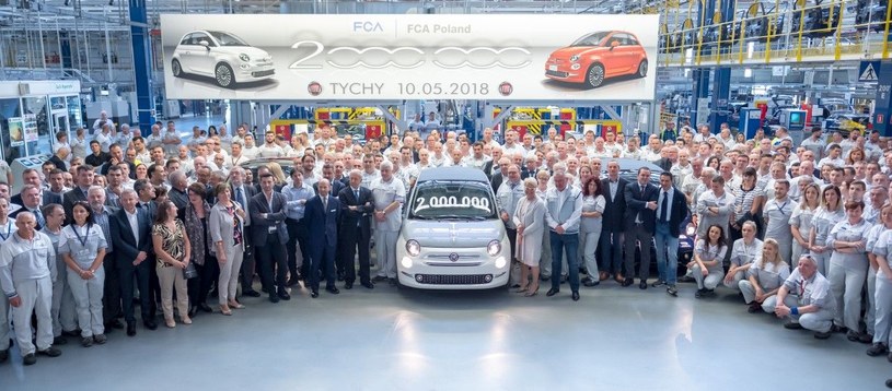 Dwumilionowy egzemplarz Fiata 500 z Tychów /Informacja prasowa