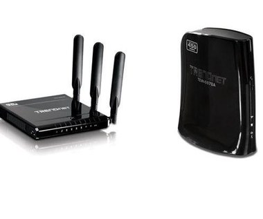 Dwupasmowy router WLAN o prędkości 450 Mb/s
