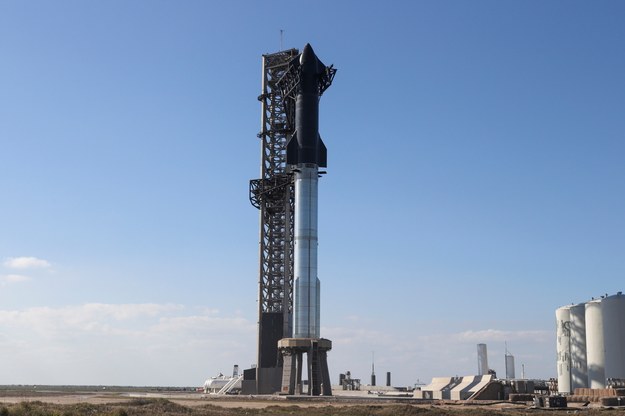 Dwustopniowa rakieta nośna Starship /ADAM DAVIS /PAP/EPA