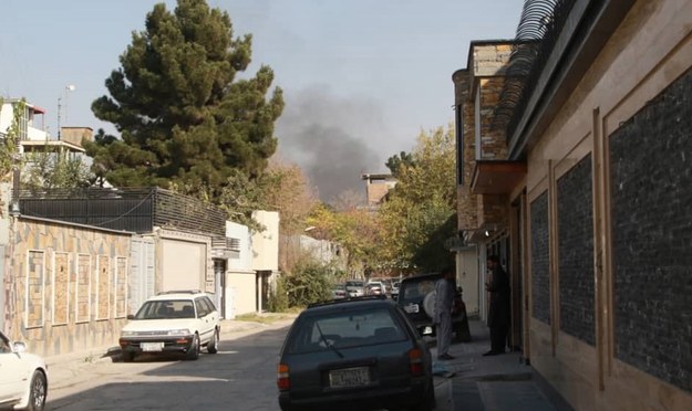 Dym nad Kabulem /STRINGER /PAP/EPA