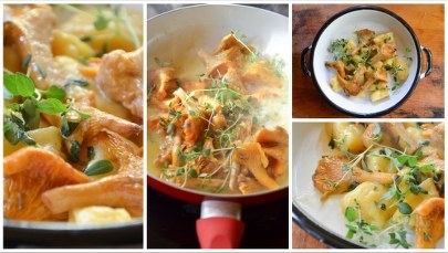 Dyniowe kopytka z kurkami - brzmi wystarczająco dobrze. Ale dodaj jeszcze świeży tymianek!