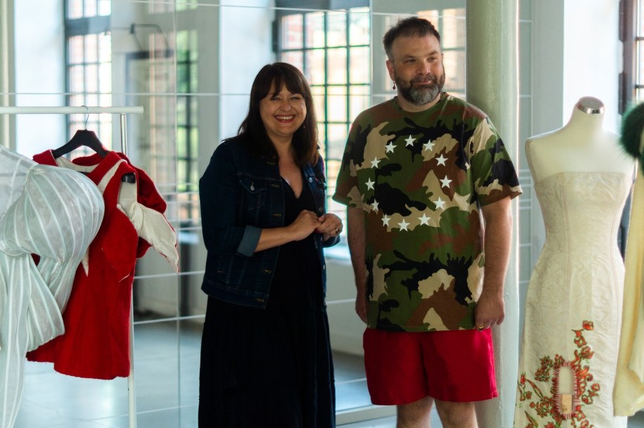 Dyrektor CMWŁ – Aneta Dalbiak i kurator związany z CMWŁ – Marcin Różyc /CMW w Łodzi /