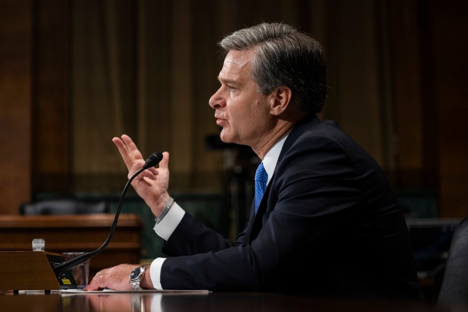 Dyrektor FBI Christopher Wray /JIM LO SCALZO /PAP/EPA