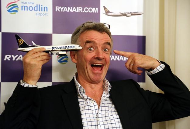 Dyrektor generalny irlandzkich linii lotniczych Ryanair Michael O'Leary /PAP