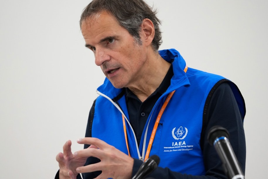 Dyrektor generalny Międzynarodowej Agencji Energii Atomowej (MAEA) Rafael Gross /Hiro Komae / POOL /PAP/EPA