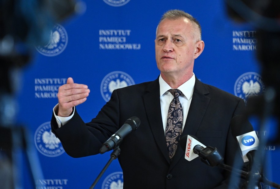 Dyrektor Głównej Komisji Ścigania Zbrodni przeciwko Narodowi Polskiemu prok. Andrzej Pozorski /Adam Warżawa /PAP