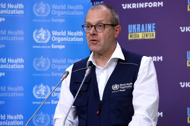 Dyrektor Światowej Organizacji Zdrowia (WHO) na Europę Hans Kluge /Anatolii Siryk/	UKRINFORM /PAP/EPA