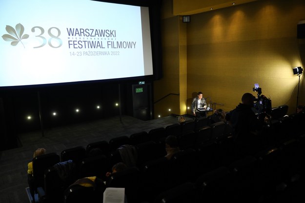 Dyrektor Warszawskiego Międzynarodowego Festiwalu Filmowego Stefan Laudyn na konferencji prasowej nt. 38. WFF /Rafał Guz /PAP