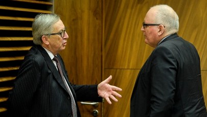 Dyskusji na temat praworządności w Polsce dziś nie będzie. "Spór Timmermansa z Junckerem"