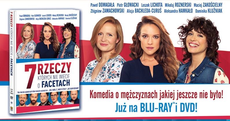 Dystrybutorem filmu "7 rzeczy, których nie wiecie o facetach" na płytach DVD i Blu-ray jest Galapagos Films /materiały dystrybutora