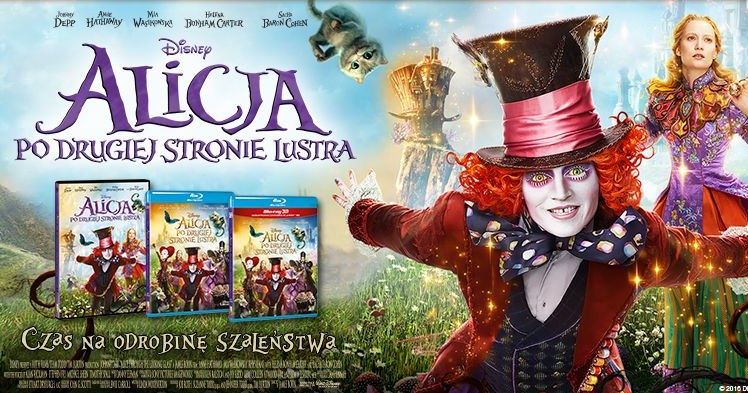 Dystrybutorem filmu "Alicja po drugiej stronie lustra" na płytach DVD i Blu-ray jest Galapagos Films /materiały dystrybutora