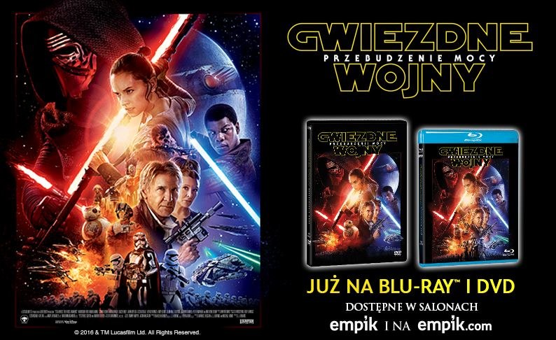 Dystrybutorem filmu "Gwiezdne wojny: Przebudzenie Mocy" na Blu-ray i DVD jest Galapagos Films /materiały dystrybutora