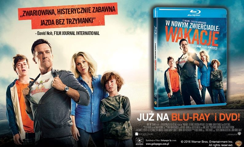 Dystrybutorem filmu "W nowym zwierciadle: Wakacje" na płytach Blu-ray i DVD jest Galapagos Films /materiały dystrybutora