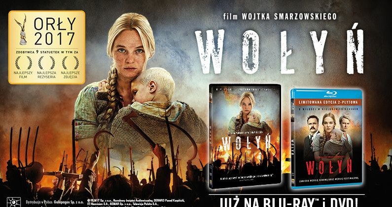 Dystrybutorem filmu "Wołyń" na płytach Blu-ray i DVD jest Galapagos Films /materiały dystrybutora