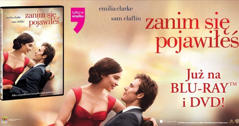 Dystrybutorem filmu "Zanim się pojawiłeś" na płytach Blu-ray i DVD jest Galapagos Films /materiały dystrybutora