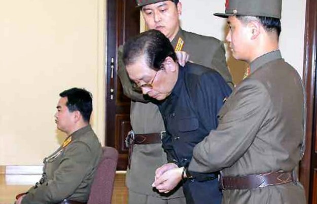 Dzang Song Thaek podczas procesu /RODONG SINMUN  /PAP
