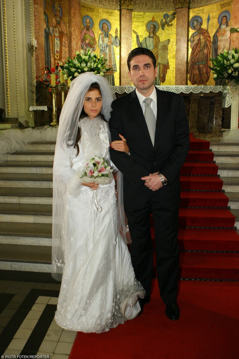 Dżemma i Despero na ślubnym kobiercu /Piotr Fotek /Reporter