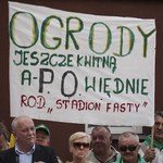 Działkowcy protestują przeciwko zmianom w prawie działkowym