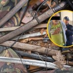 włamywacz Działo przeciwlotnicze, granaty i bagnety. Zgłosił włamanie, trafił do aresztu